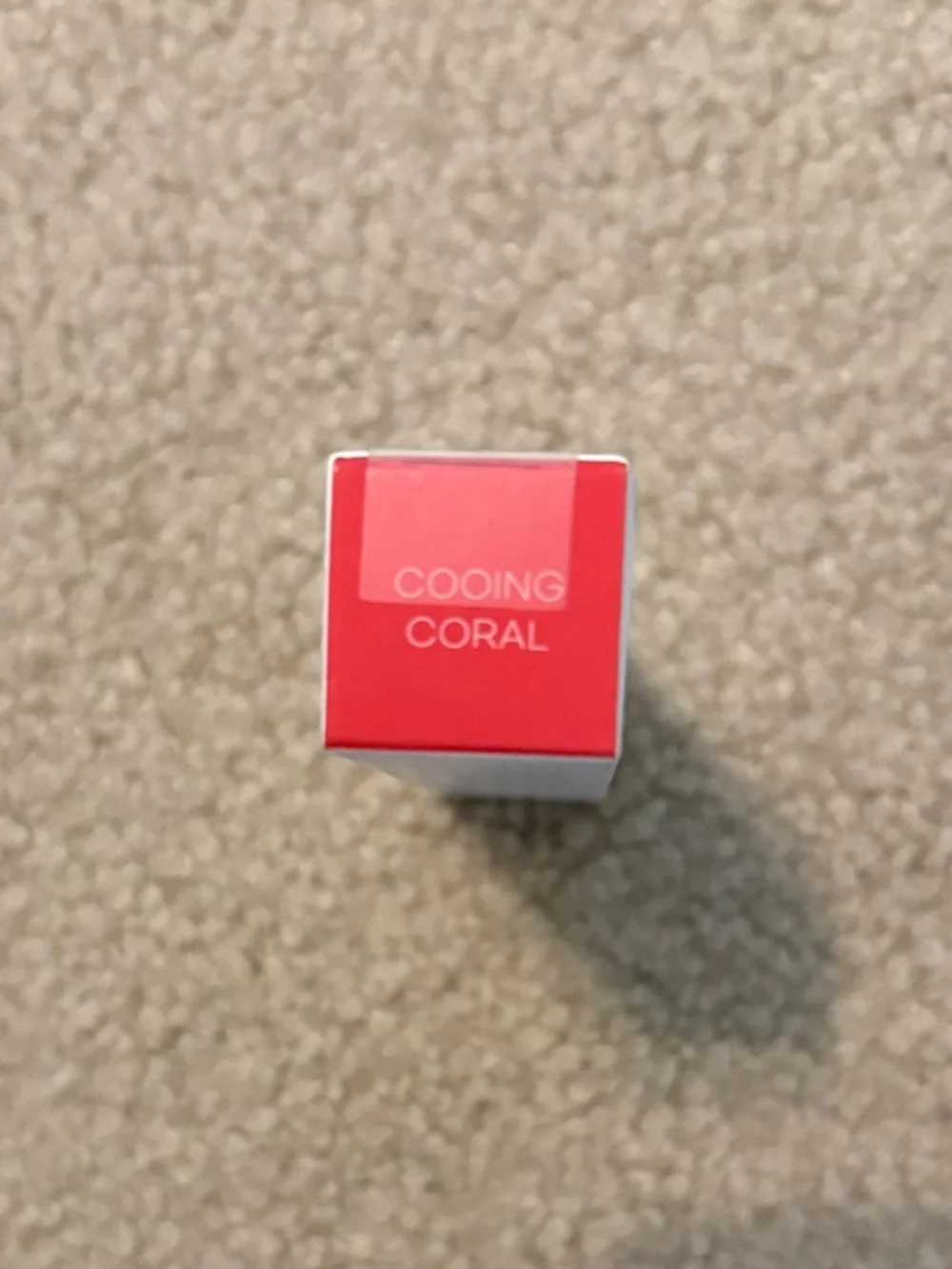 5 for $25 item 🌸 Smushy Coloration Lip Tint Stick, .14oz Cooling Coral 02 NIB